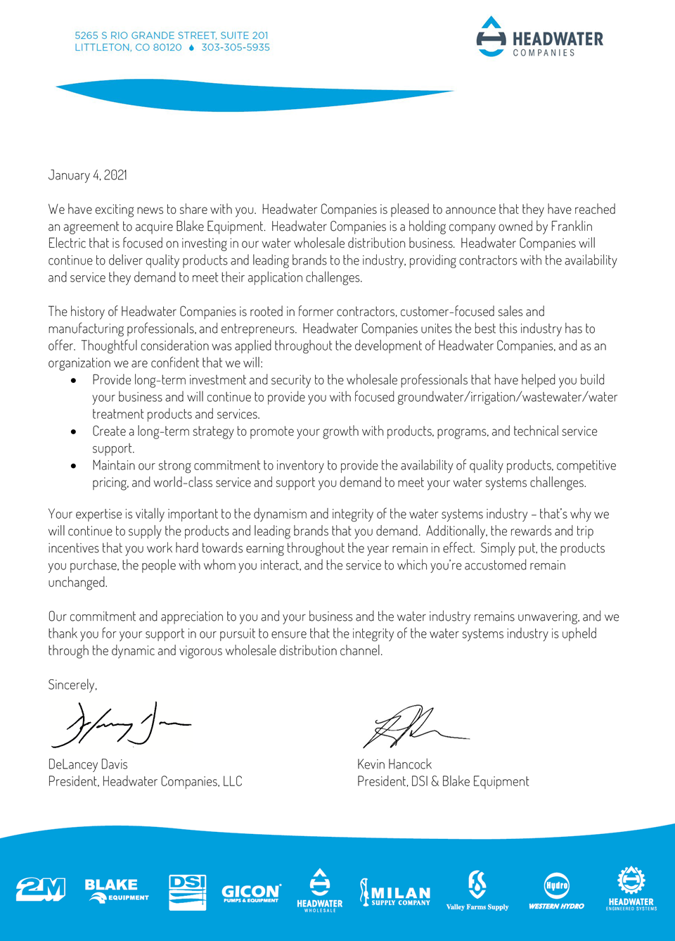 History of Blake Group